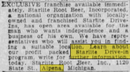 Starlite Drive-In - Apr 03 1955 Article (newer photo)